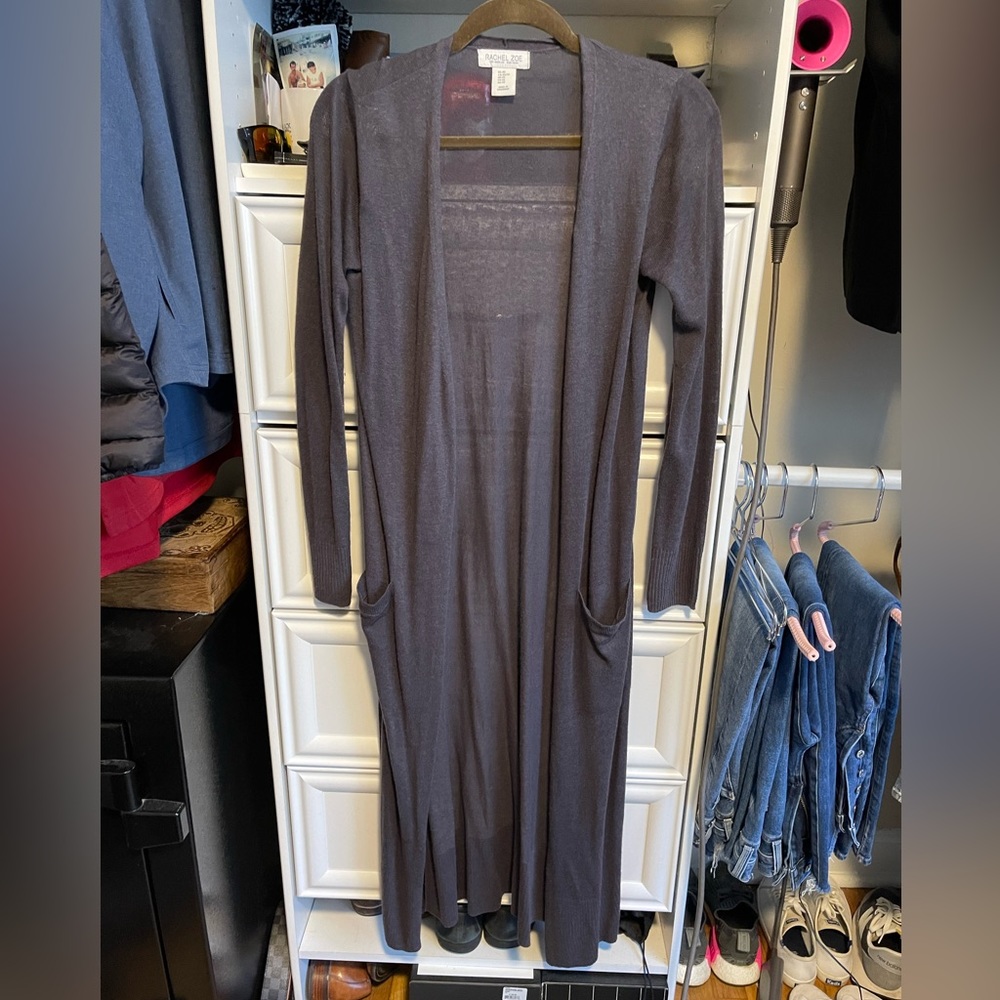 Long cardigan sweater